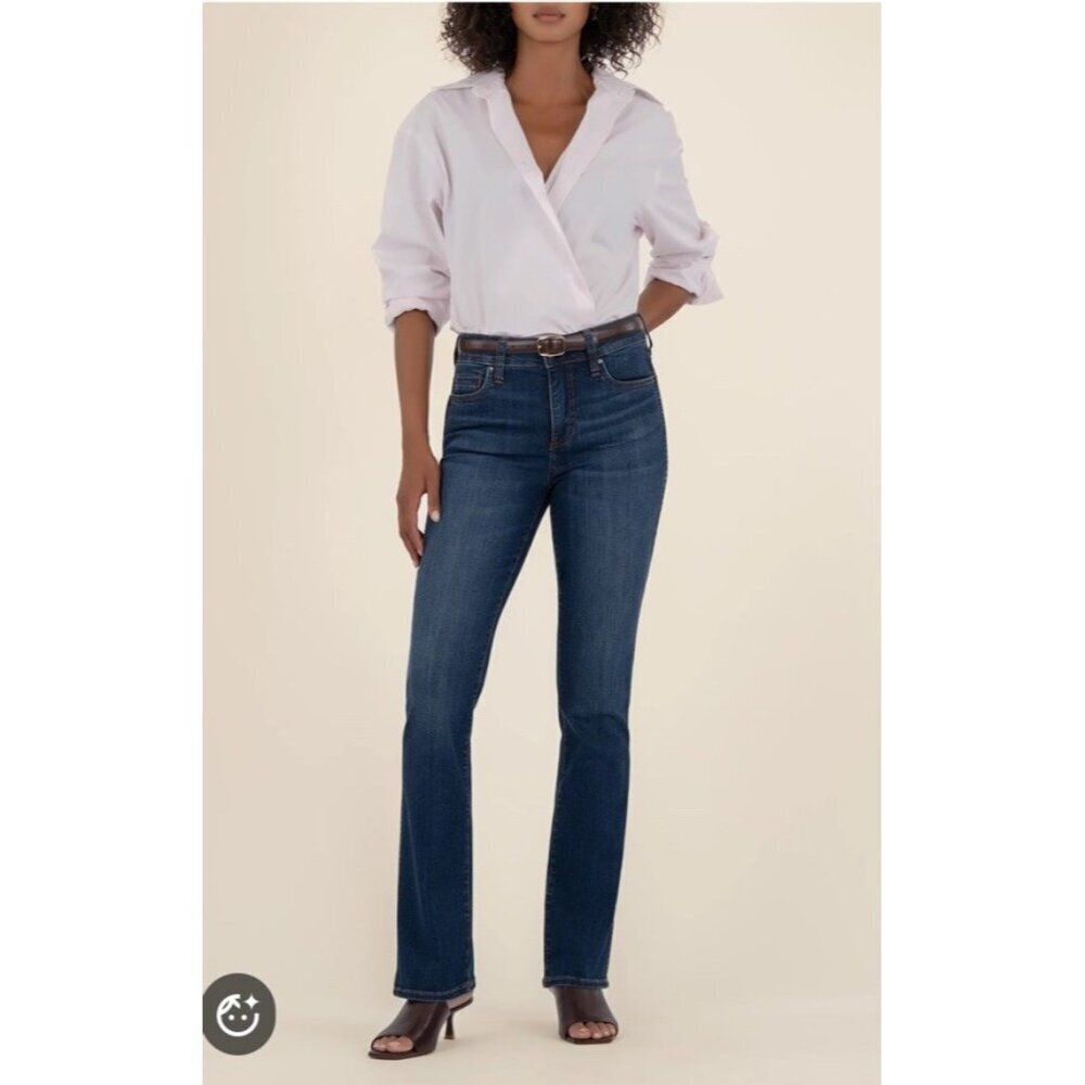 Kut From The Kloth Women's Sz 14S Natalie High Rise Bootcut Jeans 14 Short